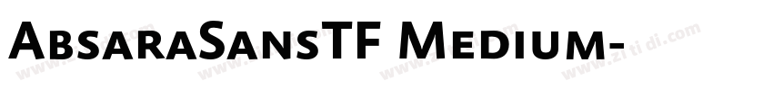 AbsaraSansTF Medium字体转换 AbsaraSansTF Medium字体转换